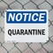 Signmission Quarantine, 18 in W x Rectangle, Plastic OS-2PACK-NS-P-1218-L-17939 - alternate 8